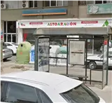 Ramón y Cajal · Huesca Marquesina en Paseo Ramón y Cajal, Huesca